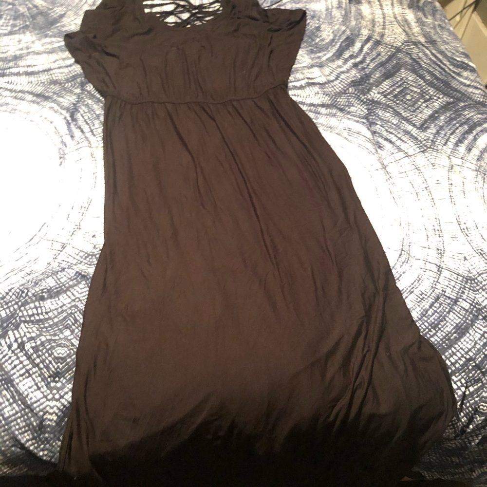Black maxi dresss